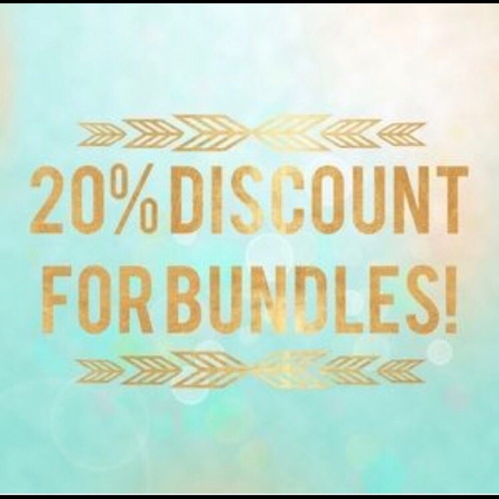 20% DISCOUNT ON ALL BUNDLES OF 2 OR MORE!!